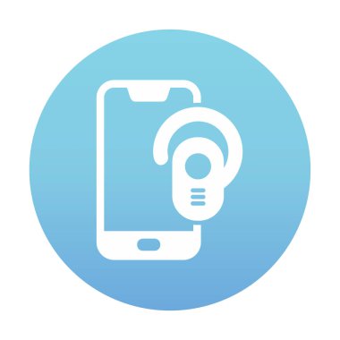 Kulaklık. Web simgesi basit illüstrasyon