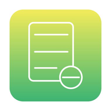 Substraction düz simge, vektör illüstrasyonu 