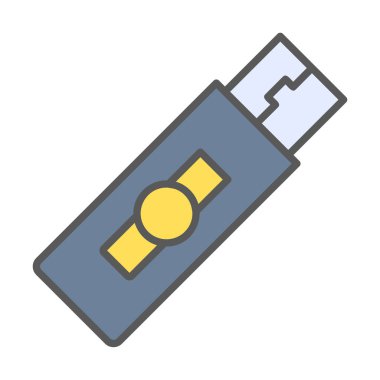 Web için usb flash simgesi.