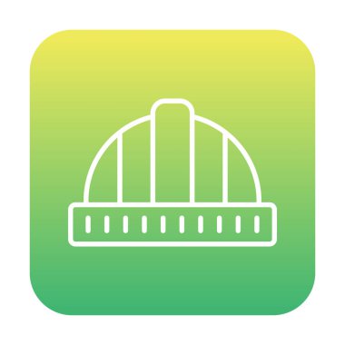 Sabit şapka simge vektör çizim