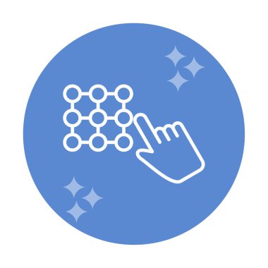 Erişim Kodu vektör çizimi