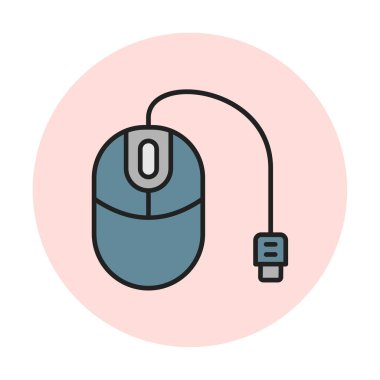 Fare simgesi, web basit illüstrasyonu