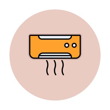 Klima ağı basit simgesi.