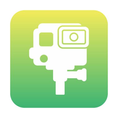 Eylem kamerası vektör illüstrasyonuName