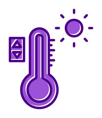 Temperature Control icon, vector pictogram illustration  clipart