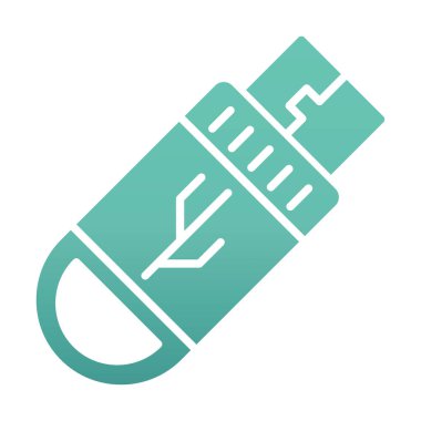 Basit Flash Sürücü web simgesi çizimi