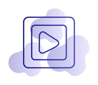 Oynatma düğmesi vektör çizimi