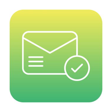 e- posta iletimi simge vektör illüstrasyonu