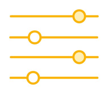 Ayar web simge vektör çizim