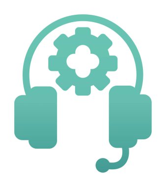 ikon vektör illüstrasyonunu destekle