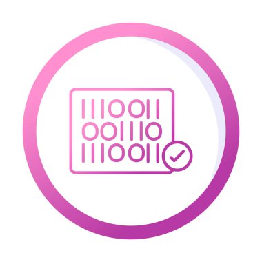 Bitiş noktası simgesi vektör illüstrasyonu