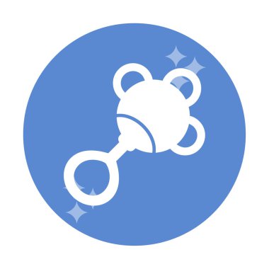 Çıngırak modern simgesinin vektör çizimi