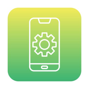 Mobil Ayar Simge vektör çizimi