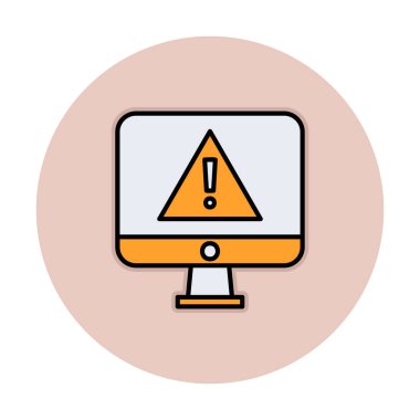 ünlem işareti, uyarı simgesi vektör illüstrasyonu