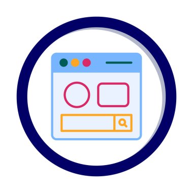 Basit sayfa satırını, ana vektör ögelerini ara