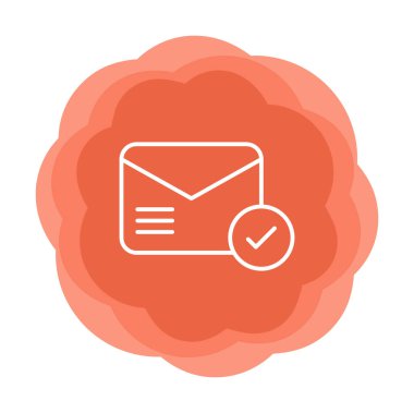 e- posta iletimi simge vektör illüstrasyonu