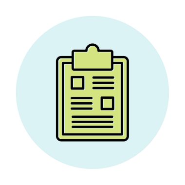 Pano simgesi, vektör illüstrasyonu basit tasarım