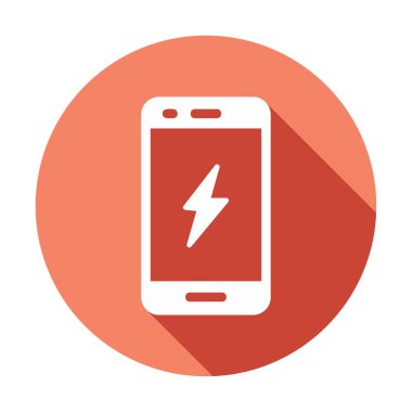 Mobil simge vektör illüstrasyonunu şarj et