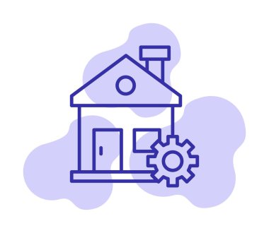 Ev onarım simge vektör çizim