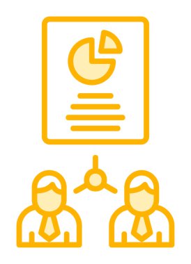 Work Distribution web icon, vector illustration 