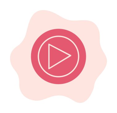 Oynatma düğmesi vektör çizimi