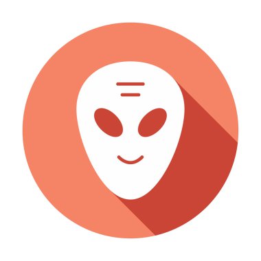 Sevimli uzaylı karakter Vektör illüstrasyonu