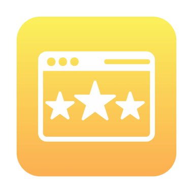 Web sayfası Geri bildirim simgesi, vektör illüstrasyonu