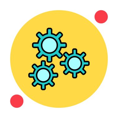 Ayar web simge vektör çizim