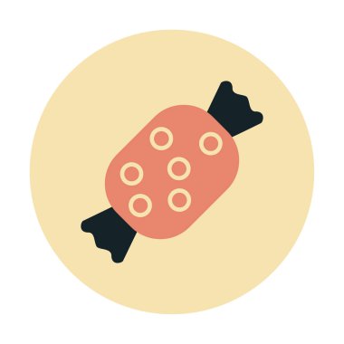 Şeker Web ikonu vektör illüstrasyonu