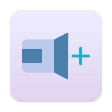 Ses simgesi, vektör illüstrasyonu basit tasarım