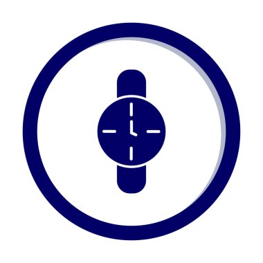 Saat, zamanlayıcı simgesi vektör çizimi 