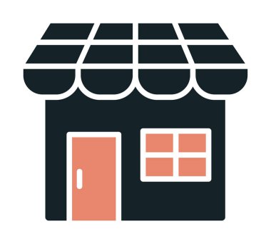 Dükkanı web simge vektör çizim