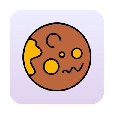 Gezegenler simgesi, vektör illüstrasyonu