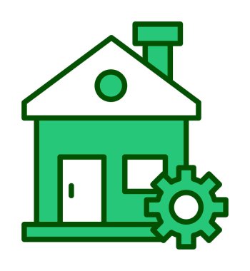 Ev onarım simge vektör çizim