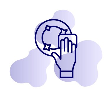 Tabak Yıkama konsept vektör çizimi