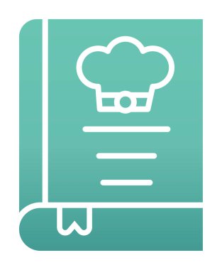 kitap simgesi, vektör illüstrasyonu basit tasarım