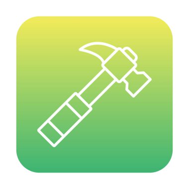 Çekiç ikonu vektör illüstrasyonu