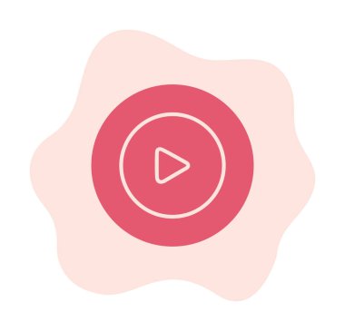 Oynatma düğmesi vektör çizimi