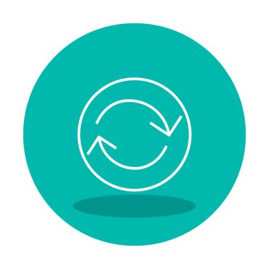 Modern simgenin vektör illüstrasyonu              