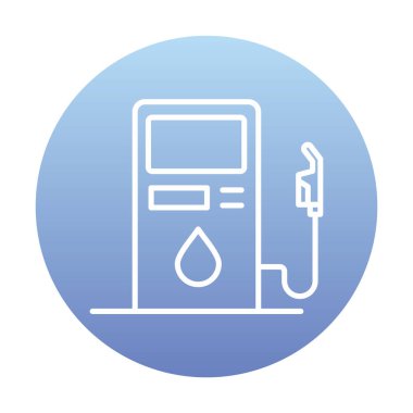 Yakıt İstasyonu simgesi taslak biçimi