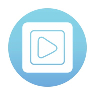 Oynatma düğmesi vektör çizimi