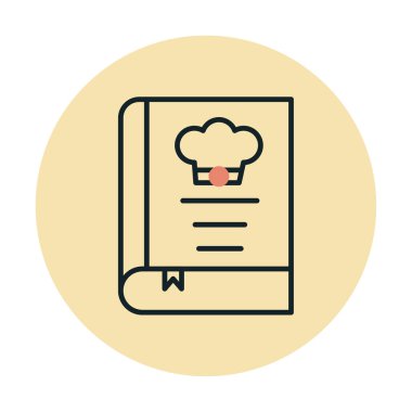 kitap simgesi, vektör illüstrasyonu basit tasarım