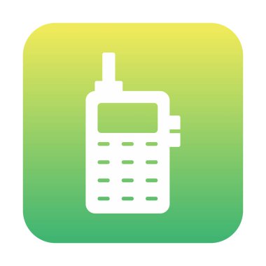 eski telefon simgesini, vektör çizim