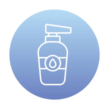 Beyaz arkaplanda bebek yağı vektör illüstrasyonu