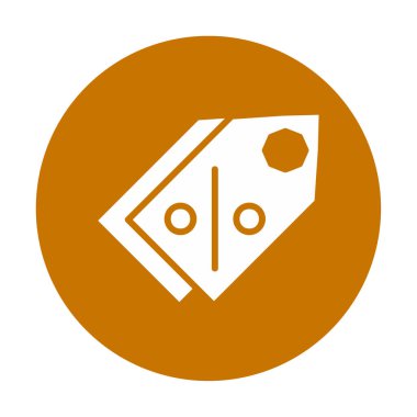 Etiket. Web simgesi basit illüstrasyon                