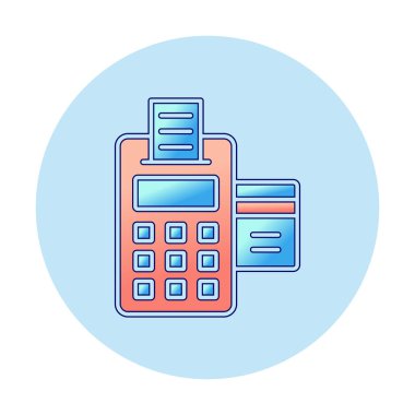 Vektör olarak EDC simgesi. logotype