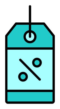 Flaş Satış konsepti, indirimli etiket element tasarımı, vektör illüstrasyonu