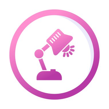 tablo lambası vektör illüstrasyonu