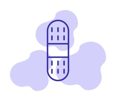 Düz Bandaj Sıva simgesi simgesi