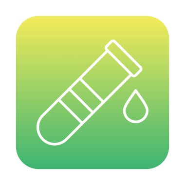 test tübü ikon vektör çizimi